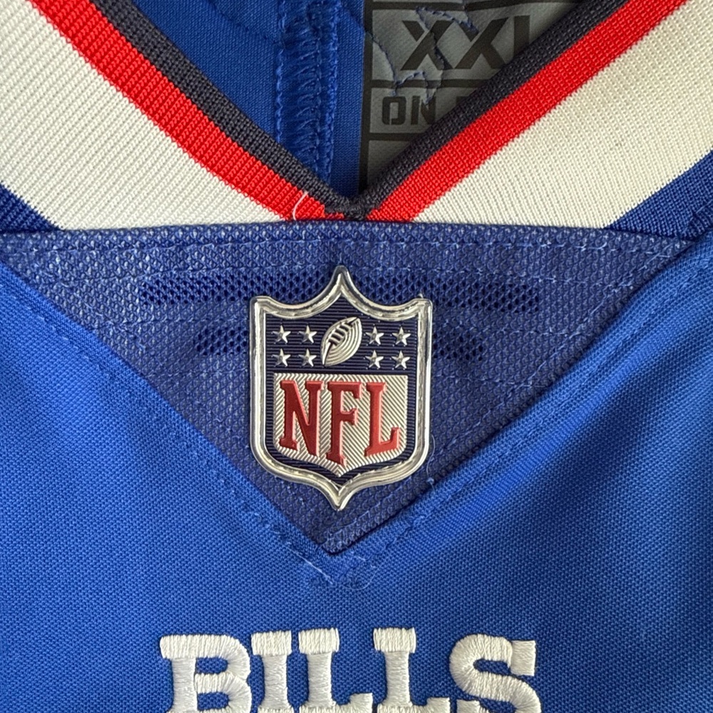 Men’s Nike Tyrod Taylor #5 Buffalo Bills Vapor Lmtd NFL Jersey Sz 2XL Blue RARE - Picture 5 of 6